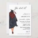 Search for she did it graduation invitations High school