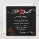 Search for gothic red and black wedding invitations Vintage