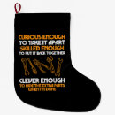 Search for mechanic christmas stockings Garage