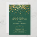 Search for gold foil baby shower invitations Elegant