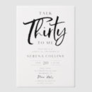 Search for 30 birthday invitations Modern