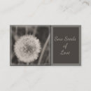 Search for seed business cards Dandelion