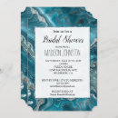 Search for teal silver bridal shower invitations Blue