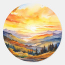 Search for mountain sunrise stickers Landscape