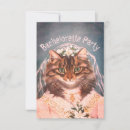 Search for cat hens party invitations Cute