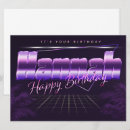 Search for hannah cards Purple