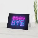 Search for good bye cards Leaving town