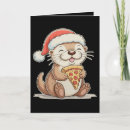 Search for pizza christmas cards Santa