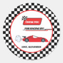 Search for vintage automobile stickers Red