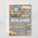 Search for dump truck birthday invitations Boy birthday party
