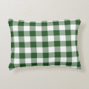 Search for green and white gingham cushions Plaid
