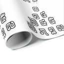 Search for numbers wrapping paper Alphabet