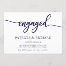 Search for navy engagement party invitations Simple