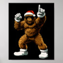 Search for bigfoot kids posters Santa claus