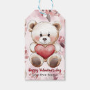 Search for teddy bear gift tags Red