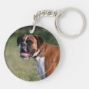 Search for boxer dog key rings Standing