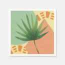 Search for palm leaf napkins Blue