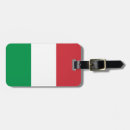 Search for italy luggage tags Flag of italy