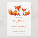 Search for fox baby shower invitations Animals