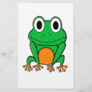 Search for frog personal stationery Green