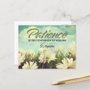Search for patience postcards Inspirational