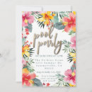 Search for luau pool party invitations Bbq