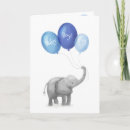 Search for elephant baby congratulations cards Blue