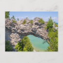 Search for mackinac island michigan postcards Arch rock