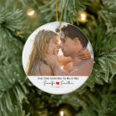 Search for wood heart christmas tree decorations Couple