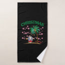 Search for beach christmas bath towels Santa claus