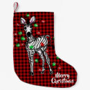 Search for red and black christmas stockings Animal