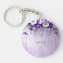 Search for pearls rounded key rings Birthday