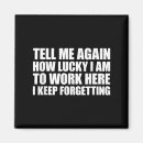 Search for forgetting magnets Work