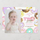 Search for two sweet birthday invitations Doughnut 2nd birthday