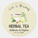 Search for love is brewing wedding stickers Party