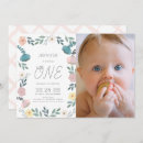 Search for white 1st birthday invitations Pink