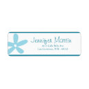 Search for daisy wedding return address labels Blue