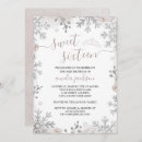 Search for winter wonderland sweet 16 invitations Pink