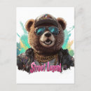 Search for bear with sunglasses postcards Cool