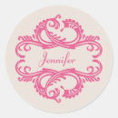 Search for pink damask stickers Girly