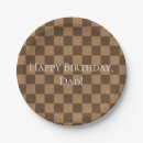 Search for brown gingham paper plates Checkers