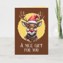 Search for elk christmas cards Santa claus