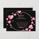 Search for party rsvp cards Black