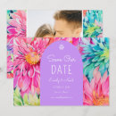Search for tropical floral save the dates Elegant