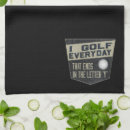 Search for funny golf for tea towels Sports