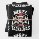 Search for football xmas wrapping paper Santa