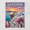 Search for santorini postcards Greek islands
