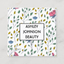 Search for flower pattern business cards Garden