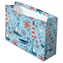 Search for nautical anchor gift bags White