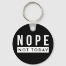 Search for not today key rings Modern